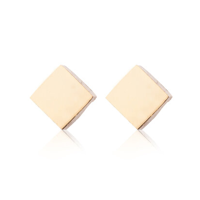 Ear Studs Stainless Steel Color Gold