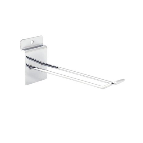 EUROHAAK ,VOOR SLATWALL , L=25 CM, CHROOM