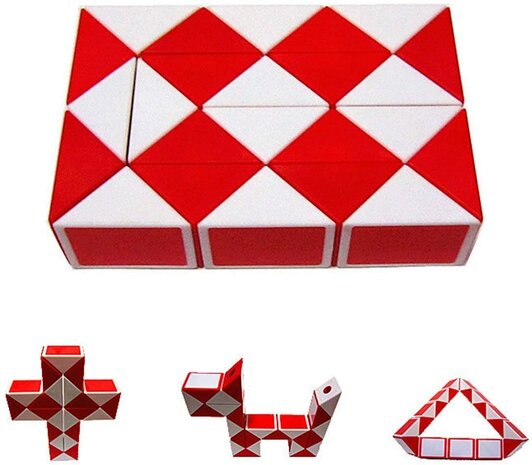 Magic Snake Cube Rood