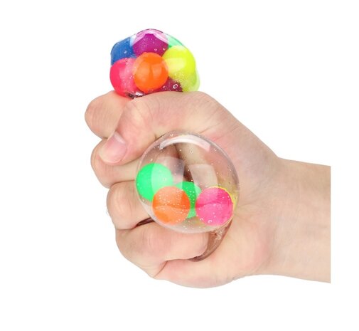 12 x Fidget Stress Ball rainbow