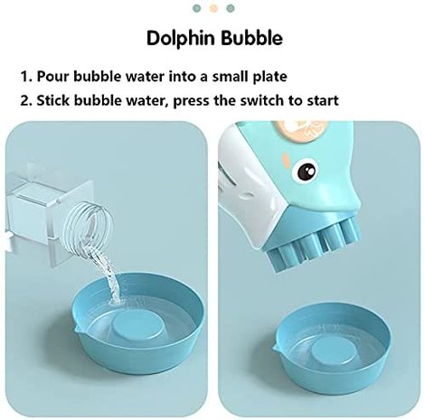 Bubble Machine Dolpin Blue