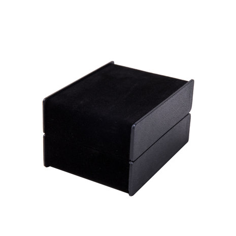 LUXURY BLACK VELVET JEWELRY BOX FOR BRACELET/WATCH