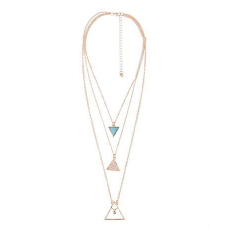 Statement Ketting marmer Look