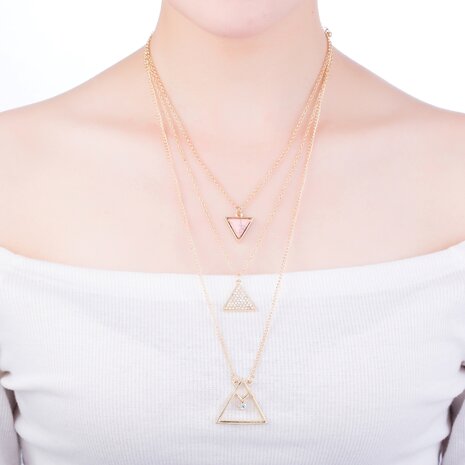 Statement Ketting - Driehoekige Ketting