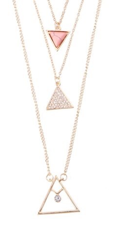 Statement Ketting - Driehoekige Ketting