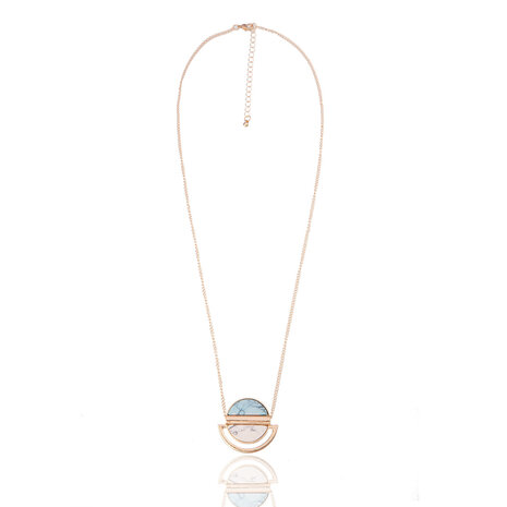 Statement Ketting - Moon & Sun Pendant 