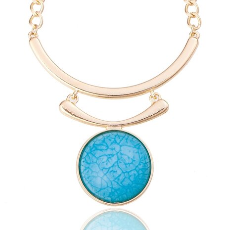 statement ketting - Blue Moon Pendant 