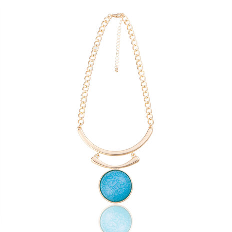 statement ketting - Blue Moon Pendant 