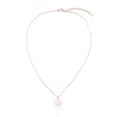 Stainless Steel Necklace With Crown / Crown