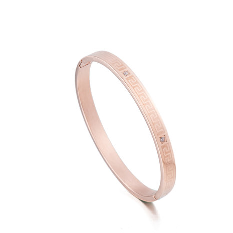 ARMBAND STAINLESS STEEL Kleur Rosé Goud