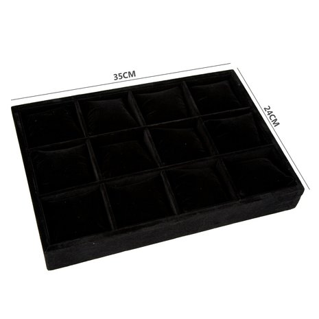 DISPLAY 12 BOX CUSHION VELVET