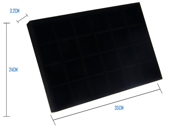 Box Display Velvet 24 Vaks