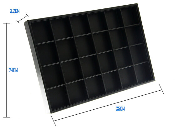 Vak Display Lederlook 24 Vaks