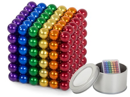 216 Magneet balls rainbow