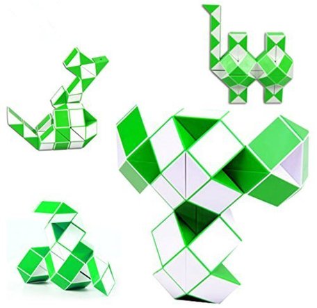 Magic Snake Cube green