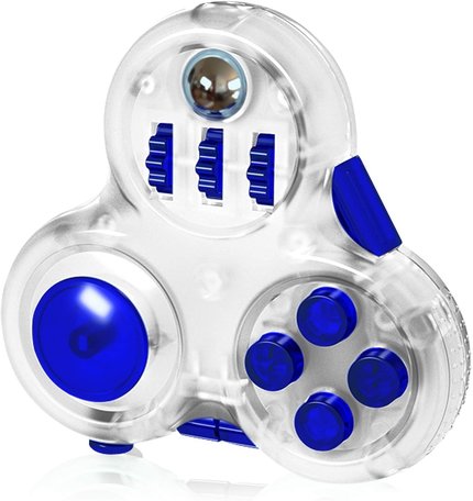 Multi Fidget Controller Blauw