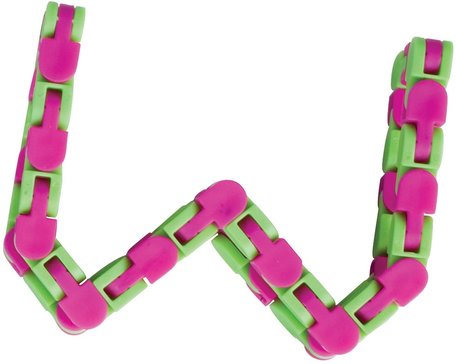 Fidget Wacky tracks Kleur Groen en magenta