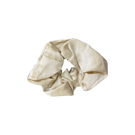 Scrunchie Parel Beige