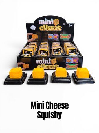 24 stuks Squishy Mini Cheese