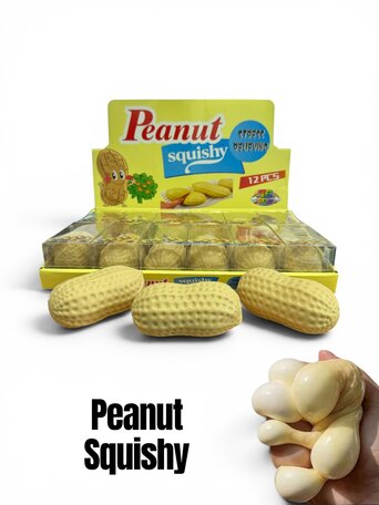 Squishy Peanut 12 stuks display
