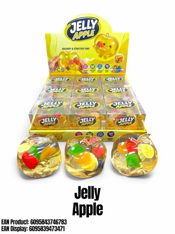  9 stuks Squishy 'vaseline' Apple TB FUN