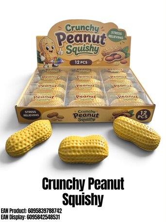 12 stuks Crunchy Peanut Squishy TB Fun