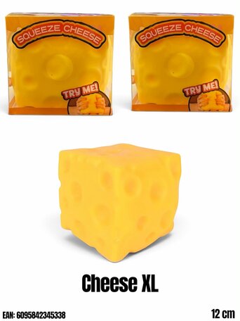36 stuks squishy Cheese XL TB Fun