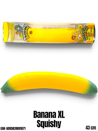 24 stuks squishy Banana  XL TB Fun