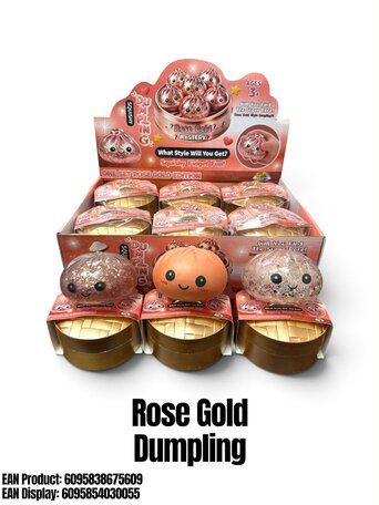 12 stuks Squishy Dumpling Rose Gold Edition
