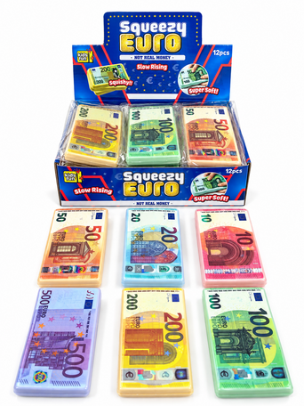 12 stuks Squishy money PU