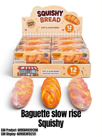 12 stuks Baguette Slow Rise Squishy