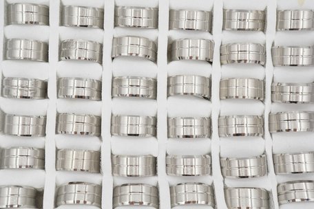 36 Stainless Steel Rings