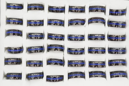 36 RVS Ringen - Blauw & Zwart