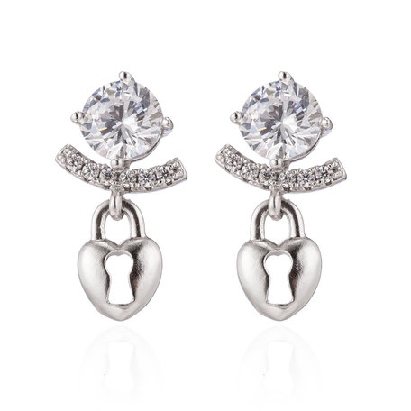 XUPING Stainless Steel Earrings With Zirconia