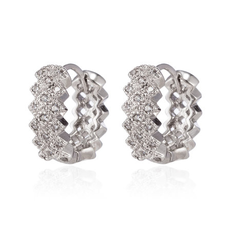 XUPING Stainless Steel Earrings With Zirconia