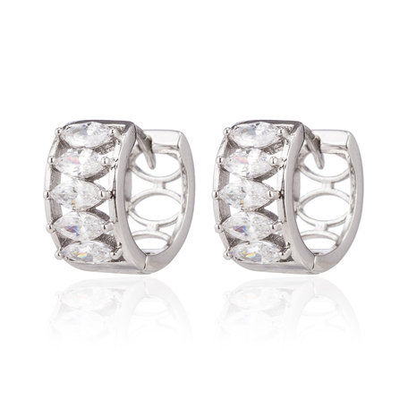 XUPING Stainless Steel Earrings With Zirconia