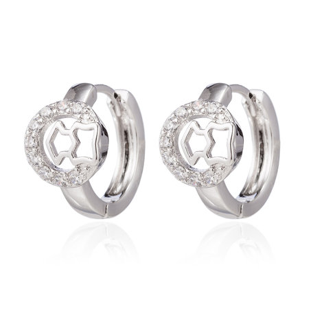 XUPING Stainless Steel Earrings With Zirconia