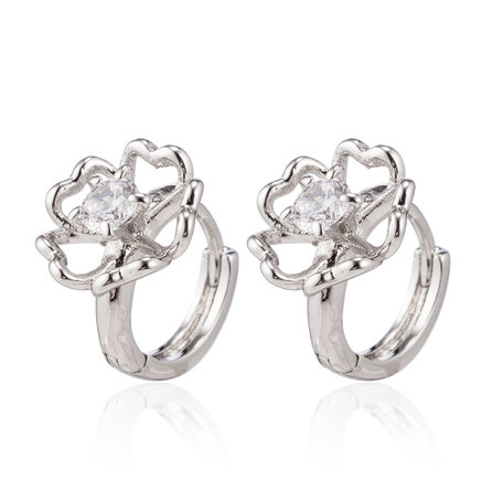 XUPING Stainless Steel Earrings With Zirconia