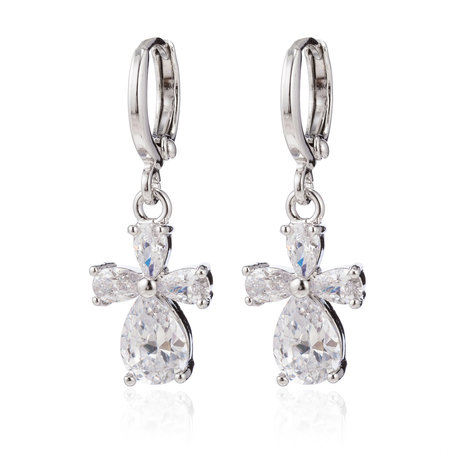 XUPING Stainless Steel Earrings With Zirconia