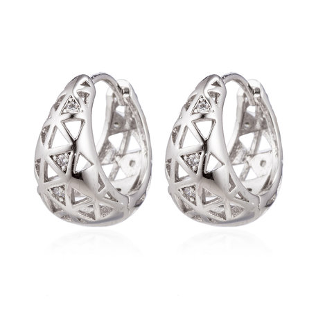 XUPING Stainless Steel Earrings With Zirconia