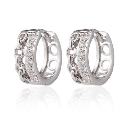 XUPING Stainless Steel Earrings With Zirconia