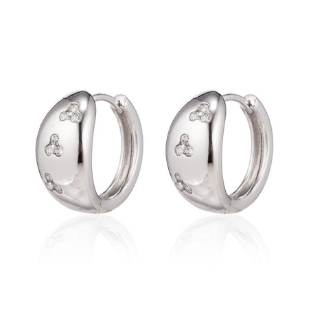 XUPING Stainless Steel Earrings With Zirconia