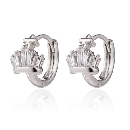 XUPING Stainless Steel Earrings With Zirconia