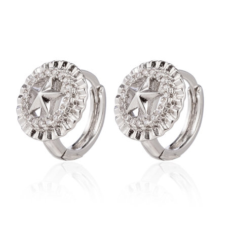 XUPING Stainless Steel Earrings With Zirconia