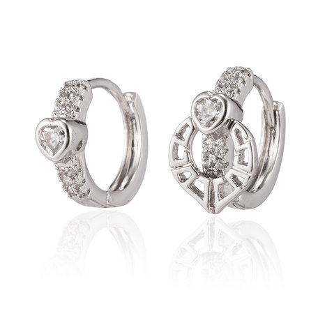 XUPING Stainless Steel Earrings With Zirconia