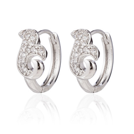 XUPING Stainless Steel Earrings With Zirconia