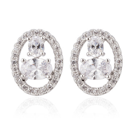 XUPING Stainless Steel Earrings With Zirconia