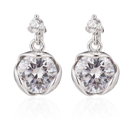 XUPING Stainless Steel Earrings With Zirconia