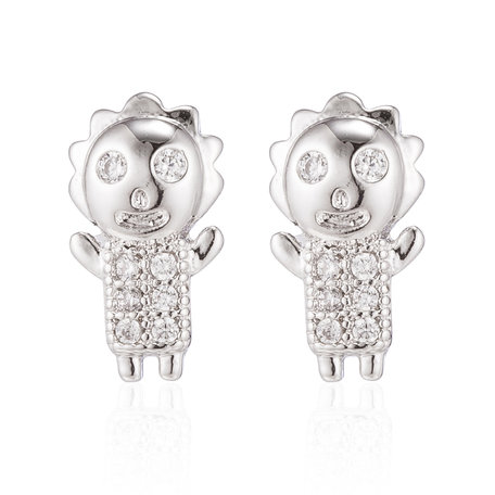 XUPING Stainless Steel Earrings With Zirconia