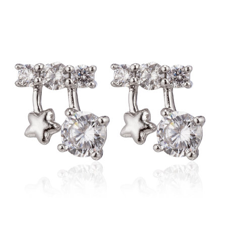 XUPING Stainless Steel Earrings With Zirconia